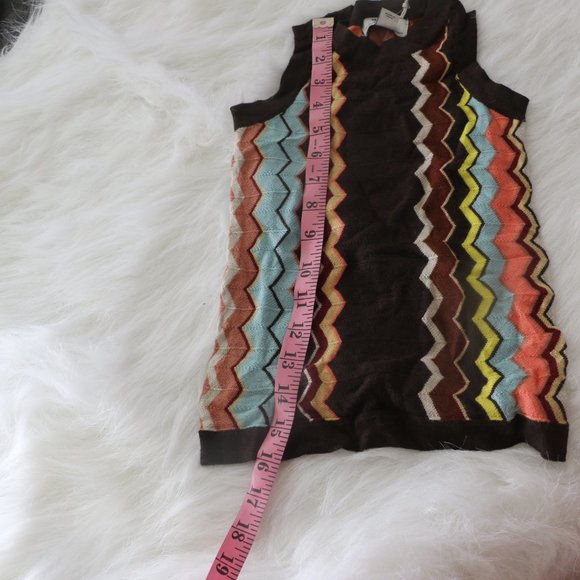 Missoni by Target Baby Sweater Vest - Classic Multicolor Zigzag - Size 18M - Picture 9 of 9